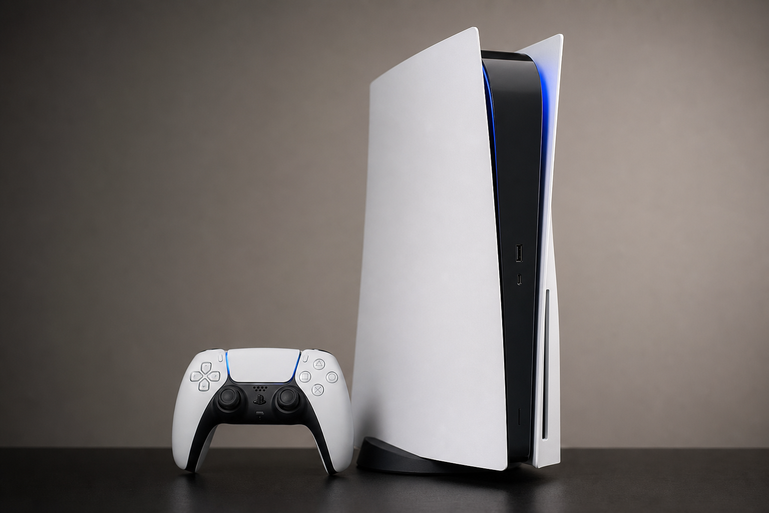 PlayStation 5 + 2 геймпада + 5 игр